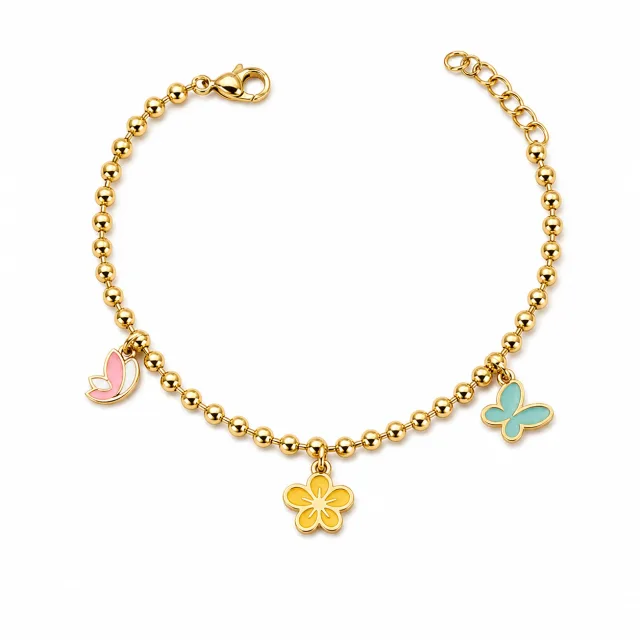 Floral Charm Bead Bracelets, SKU JM-88B1118