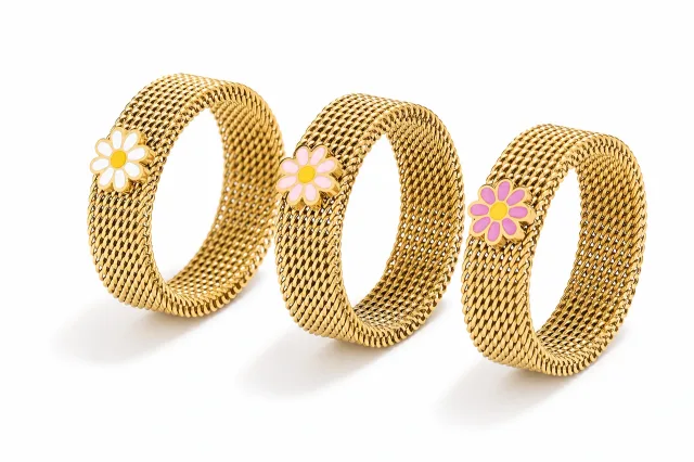 Mesh Charm Rings, SKU JM-88R1140