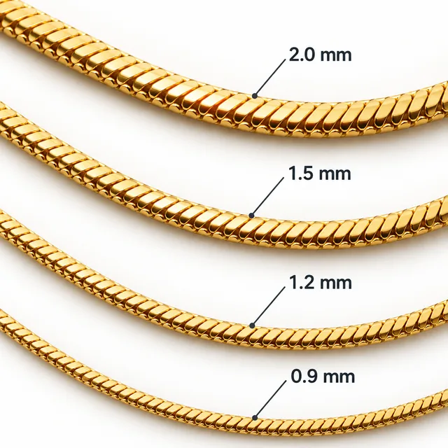 Square Snake Chain, SKU JM-88C1007
