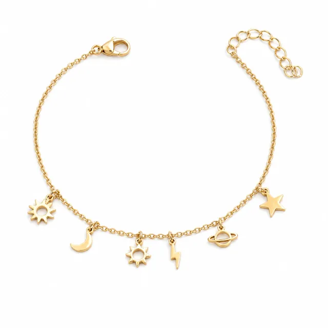 Celestial Charm Chain Bracelets, SKU JM-88B1109