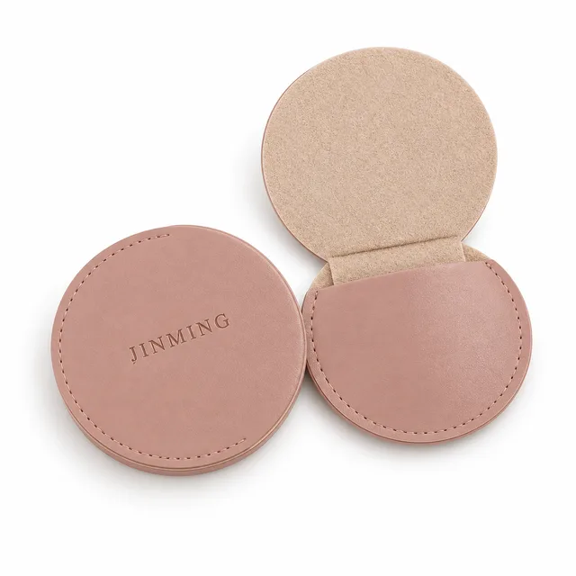 PU Round Snap Jewelry Case, SKU JM-88PKG1019
