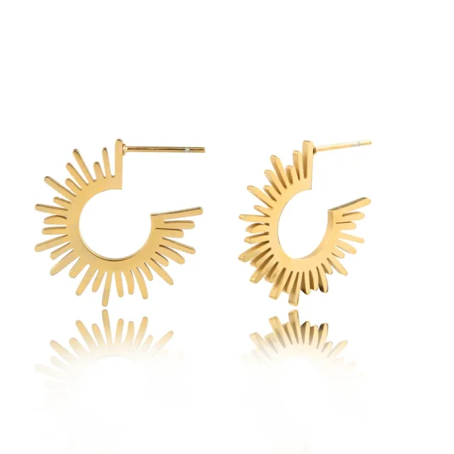 Radiant Motif Stud Earrings, SKU JM-88E1329