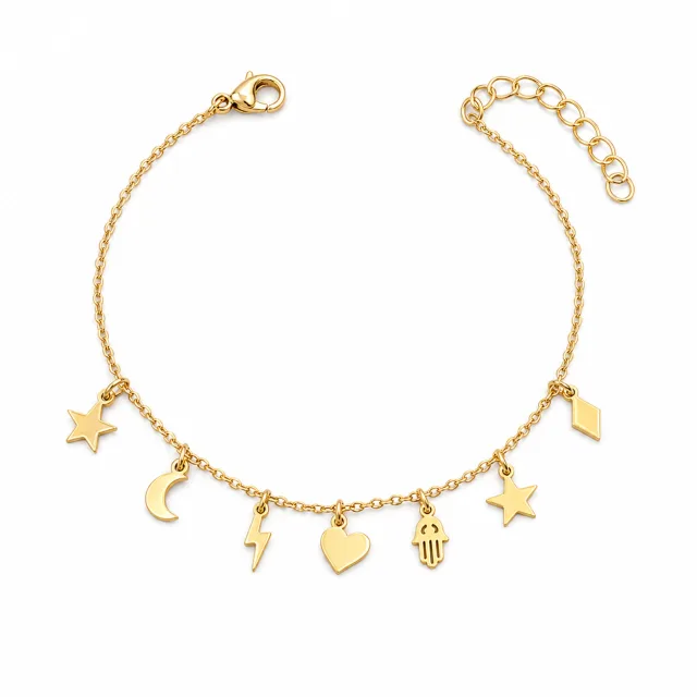 Celestial Charm Chain Bracelets, SKU JM-88B1110