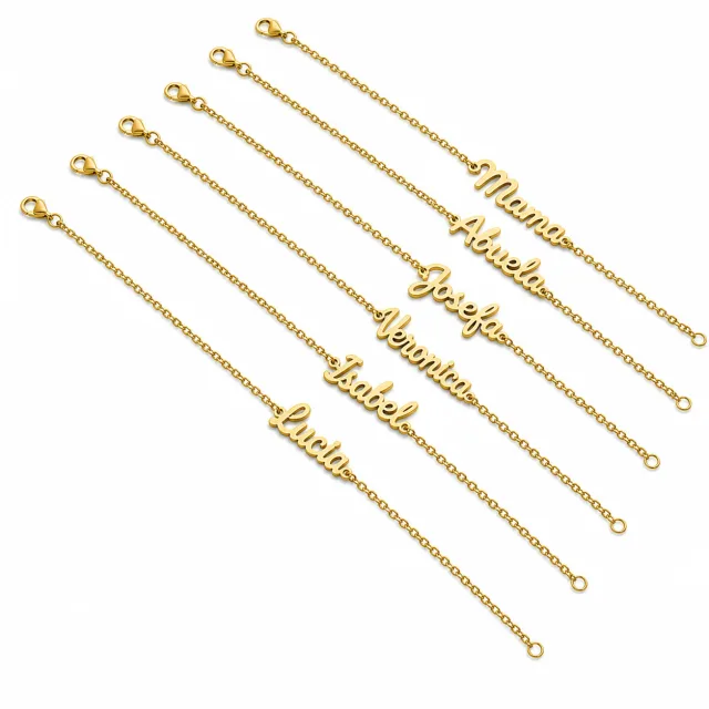 Personalized Letter Chain Bracelets, SKU JM-88B1114