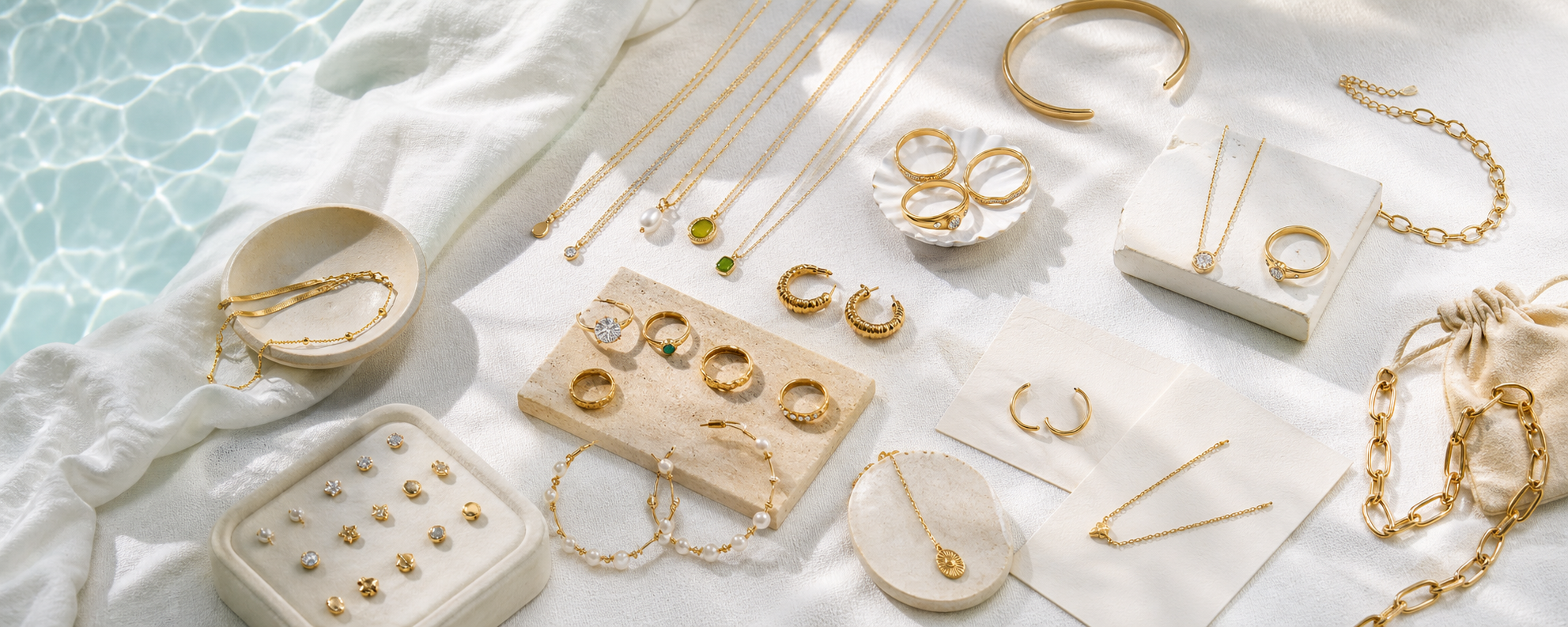 Wide Jinming jewellery sample board for B2B inquiry